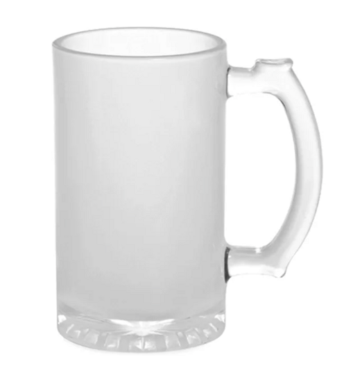 12 Кружка ПИВНАЯ СТЕКЛЯННАЯ МАТОВАЯ 16 oz (470 МЛ.), артикул SKB17C, 1/24