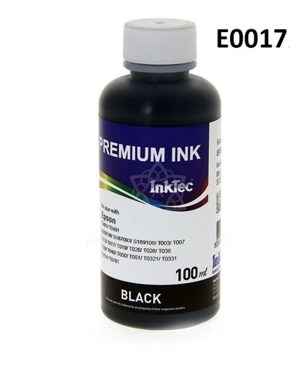 INKTEC (E0017) 100 мл BLACK. чернила для Epson L800/L1800 (T6731/T6741)