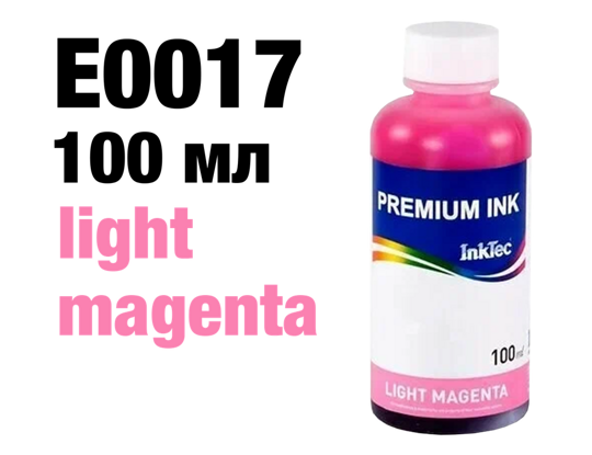 INKTEC (E0017) 100 мл LIGHT MAGENTA, чернила для Epson L800/L1800 (T6736/T6746)