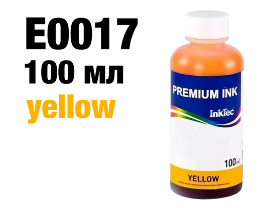 INKTEC (E0017) 100 мл YELLOW, чернила для Epson L800/L1800 (T6734/T6744)