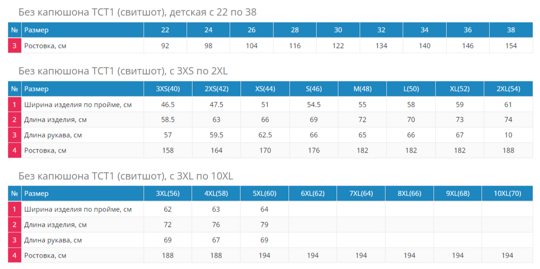 FUTBITEX СВИТШОТ ДЛЯ СУБЛИМАЦИИ БЕЛЫЙ БЕЗ НАЧЕСА размер 54 (2XL)